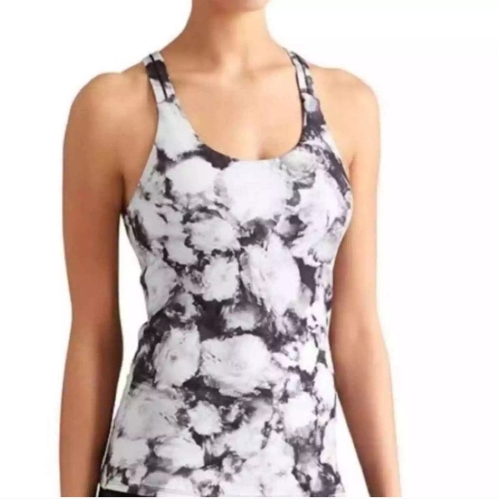 Athleta Floral Crush Optimism Racerback Tank Top Women’s Medium